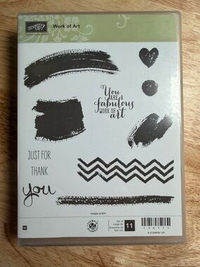 Stampin' Up! Work of Art Stamp Set - 7pc
